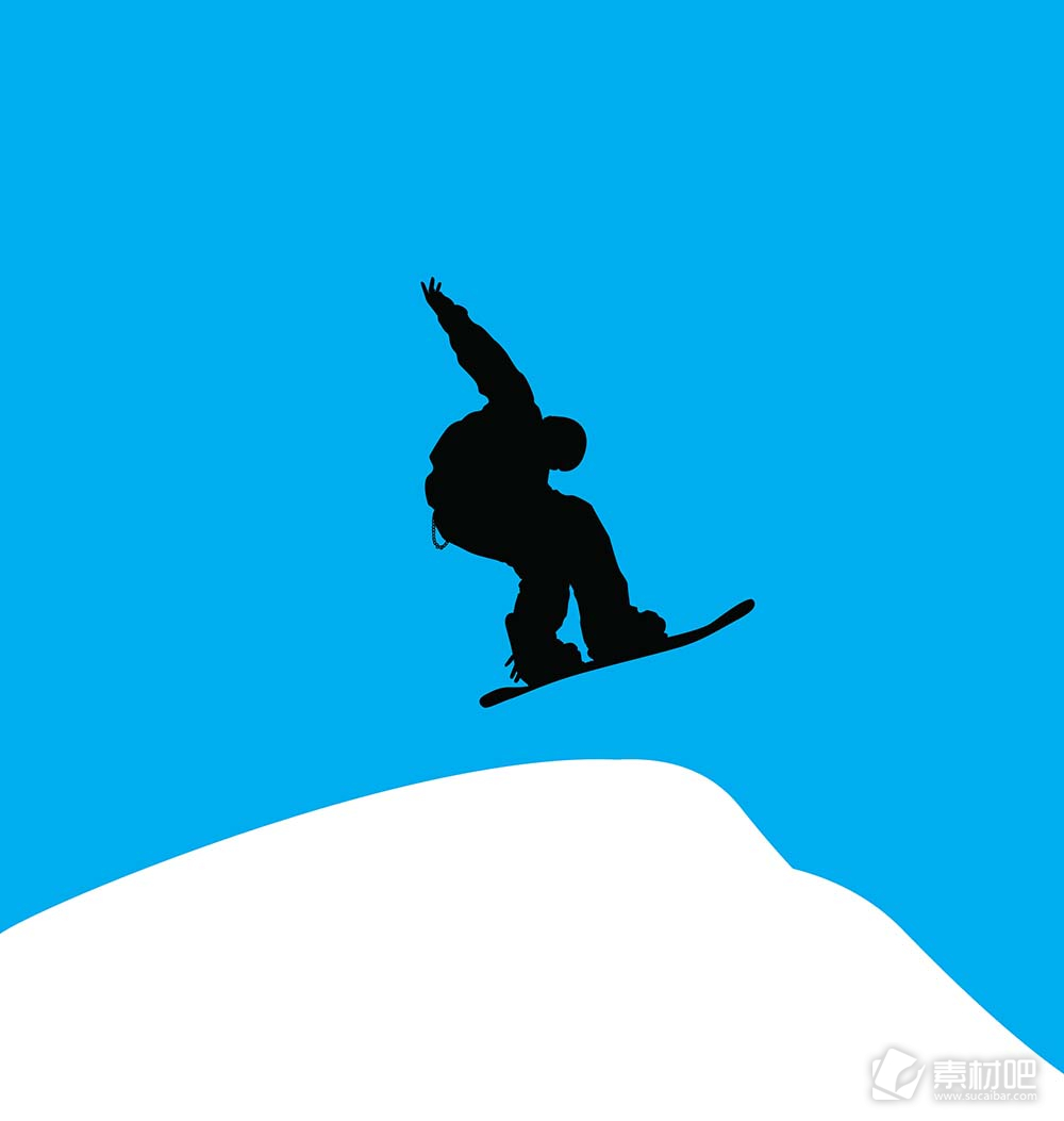 滑板比赛宣传海报矢量素材