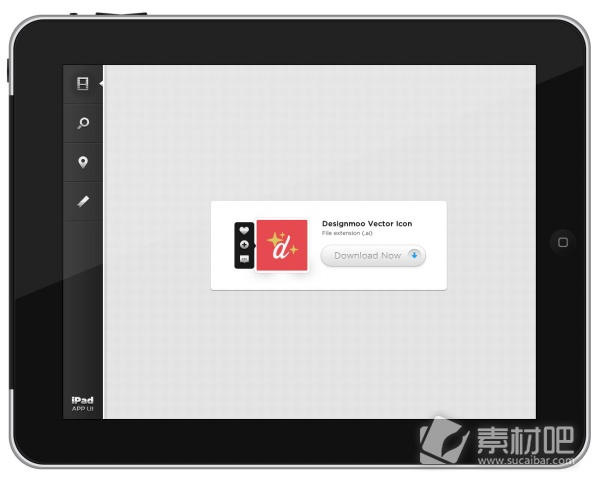 iPad应用程序界面设计PSD素材