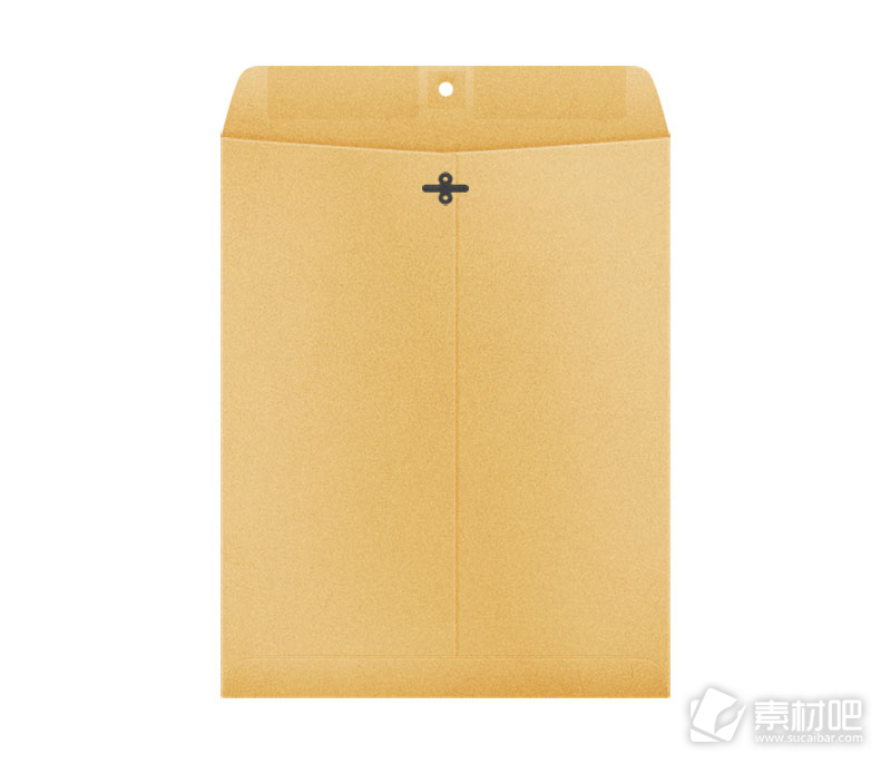 古典黄色信封PSD素材