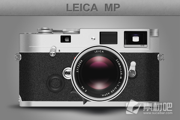 莱卡复古相机PSD素材