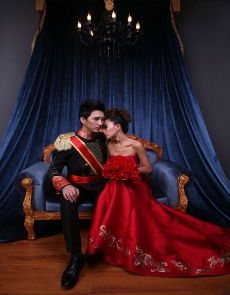 欧式风格婚纱艺术摄影高清图片