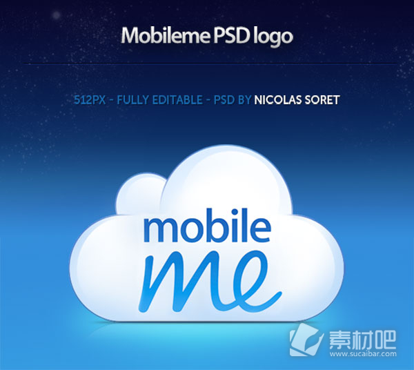 苹果Mobileme图标PSD素材