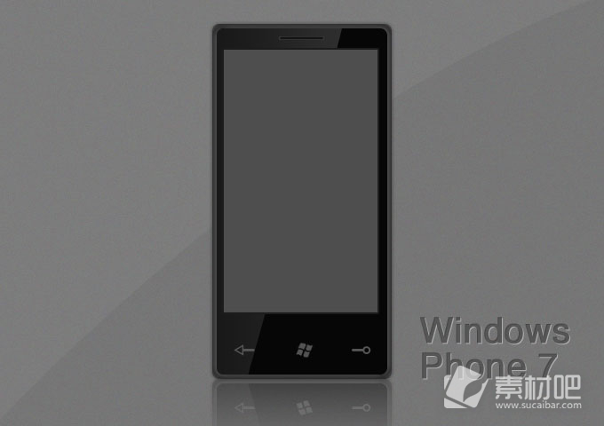 windows phone7手机系统手机PSD素材