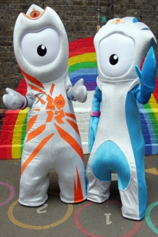 2012伦敦奥运会吉祥物手机壁纸