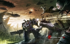 《战争机器3》玩家艺术原画宽屏桌面壁纸