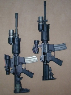 美国M16系列突击步枪图片手机壁纸