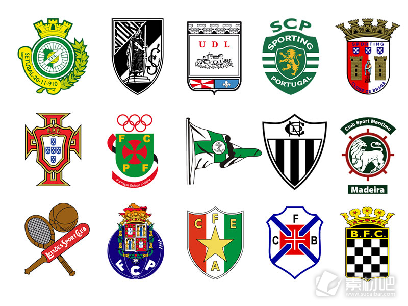 葡萄牙足球俱乐部徽章图标