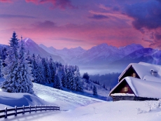 冬天唯美雪景手机壁纸