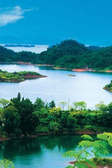 美丽千岛湖的娱乐风景手机壁纸