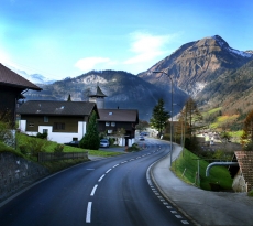 瑞士美丽铁力士雪山风景手机壁纸