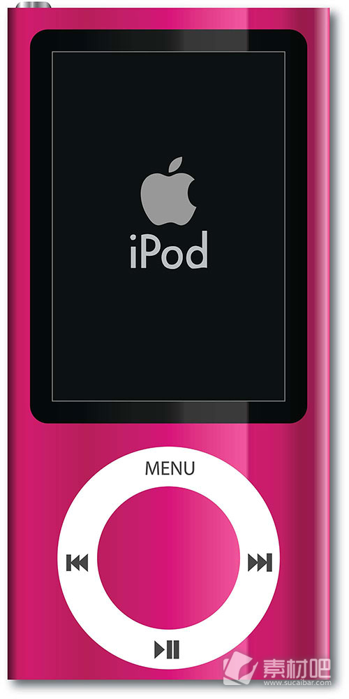 精致红色iPod矢量素材