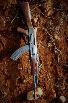 AK74突击步枪高清手机壁纸