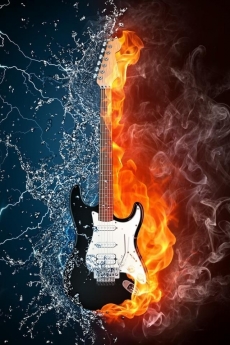 怒火的吉他高清手机壁纸