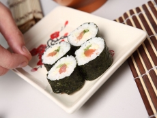 美味可口的日本寿司高清图片