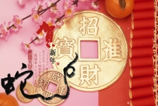 2013蛇年春节精美手机壁纸