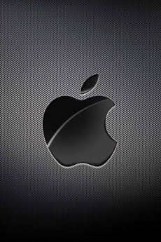 简洁唯美的苹果logo手机壁纸