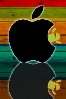 苹果标志精美创意手机壁纸