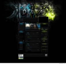 巴西超酷恐怖元素游戏网站首页设计