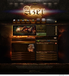 巴西超酷游戏网站首页设计