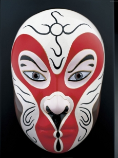 传统艺术戏剧艺术面具高清图片