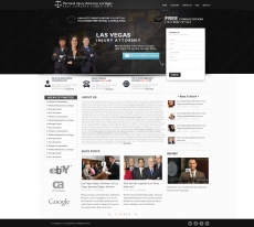 外国著名律师网站首页设计