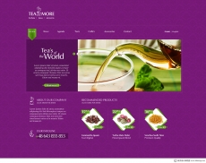养身茶叶健康网站首页设计
