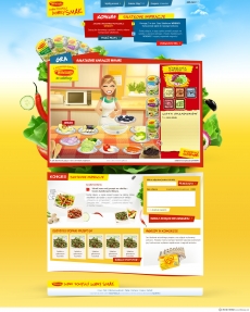 可口诱人的饭菜教程网站首页设计