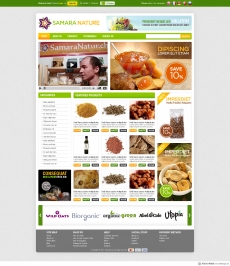 精品美食店网站首页设计