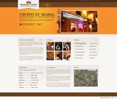典雅酒店网站首页设计