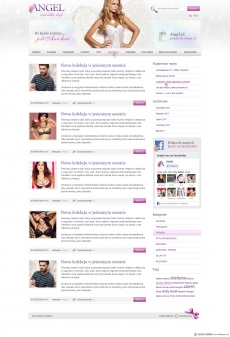 紫色典雅个人网站首页设计