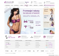 紫色系抚媚女士内衣网站首页设计