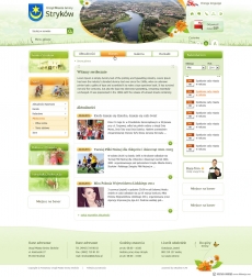 绿色清新旅游网站首页设计