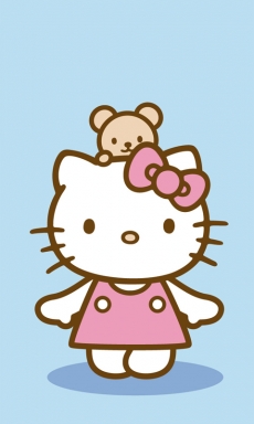 Hello Kitty猫可爱手机壁纸