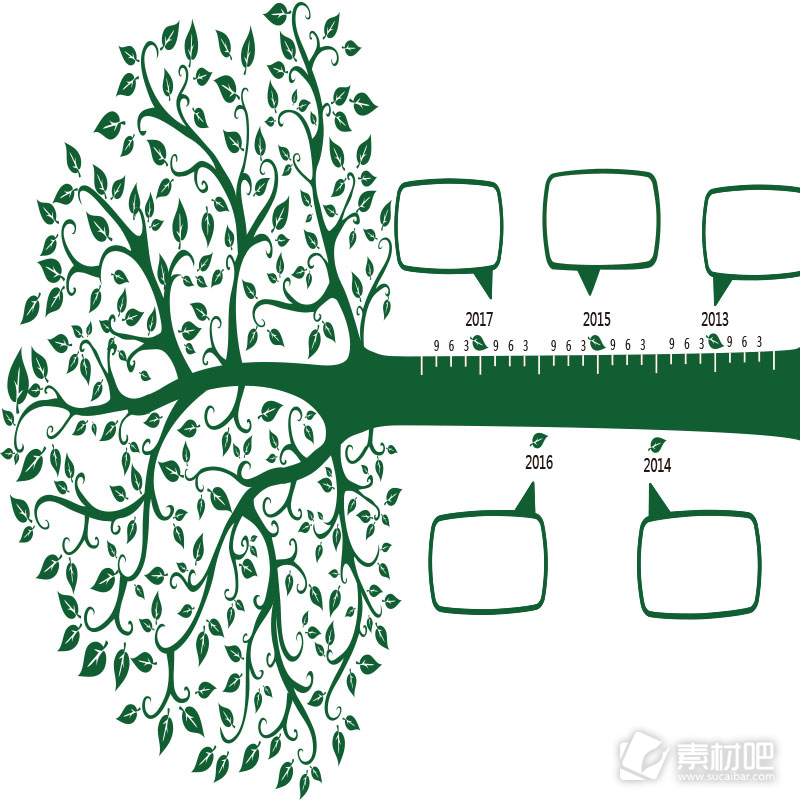 创新绿色保护大自然树木设计矢量素材