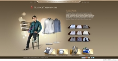 男士时尚服装网站首页设计