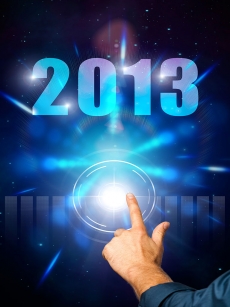 蓝色创新2013科技背景高清图片