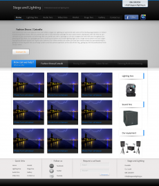 简单创意摄影网站首页设计