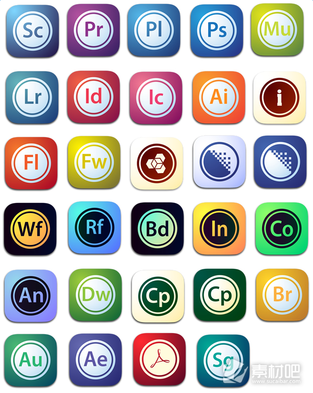 Adobe Creative软件图标