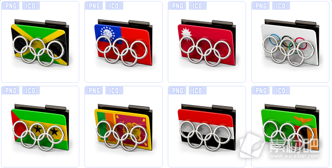 奥运五环文件夹图标