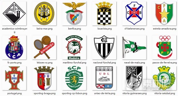 葡萄牙足球队标识图标下载