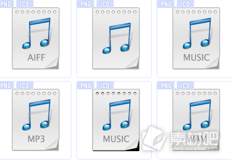 简洁MP3音乐图标