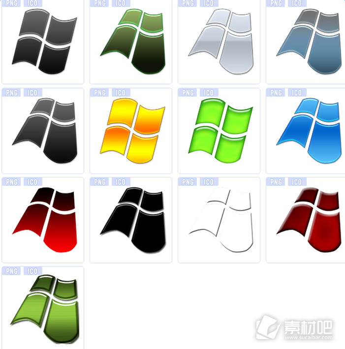 微软旗帜图标下载