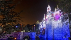 迪士尼乐园城堡特色建筑高清桌面壁纸图片大全