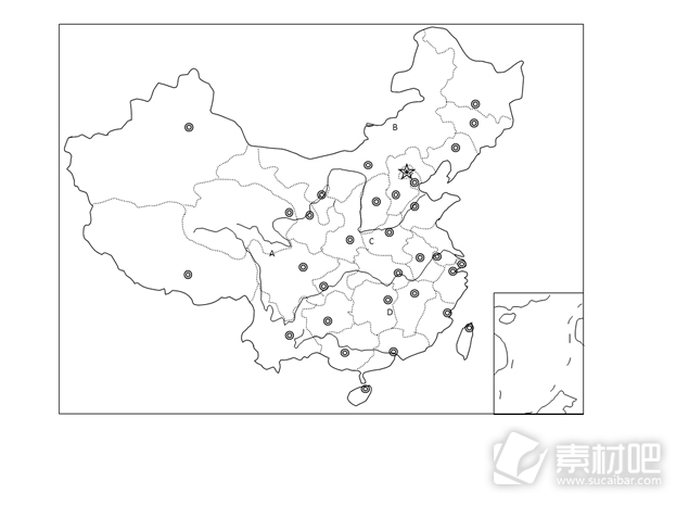 中国地理课件必备ppt素材（42p可修改）