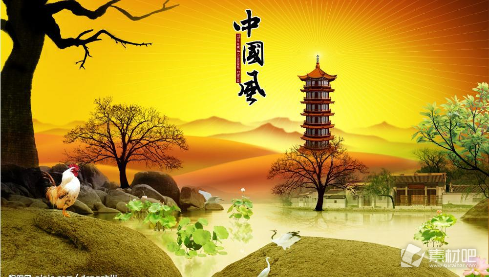 中国风—千年古塔图片