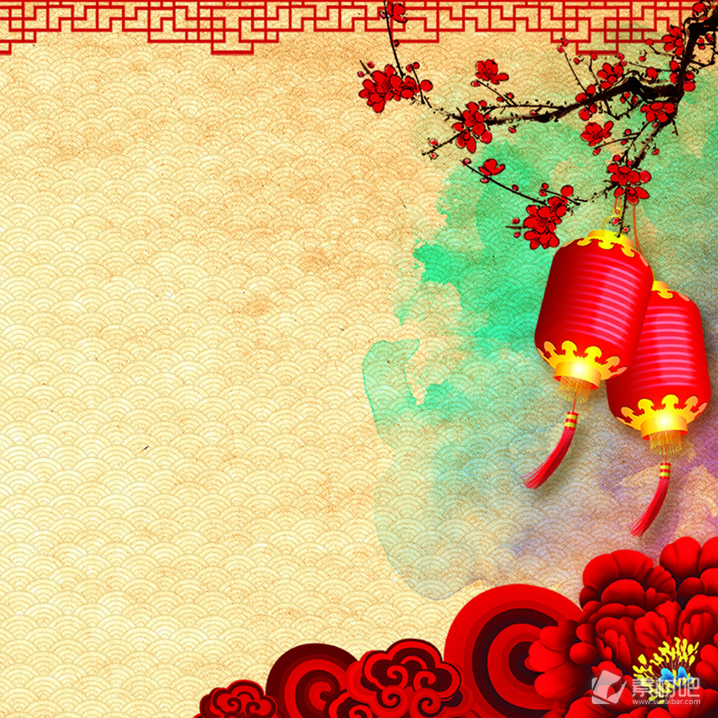 新年春节主图背景
