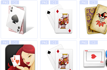 扑克牌图标免费下载