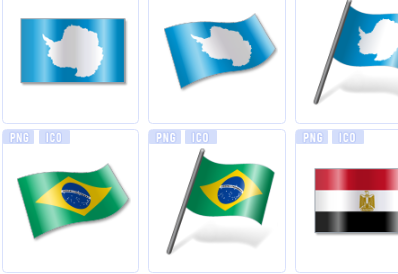 各种旗帜桌面图标下载