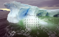 2017年4月冰川美景高清日历壁纸