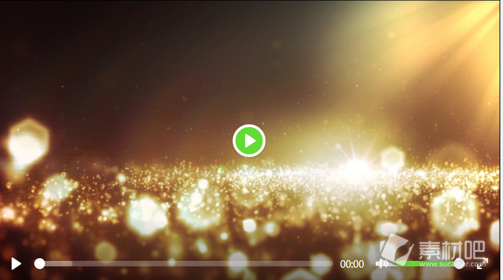 金色光圈粒子梦幻LED动态背景视频素材